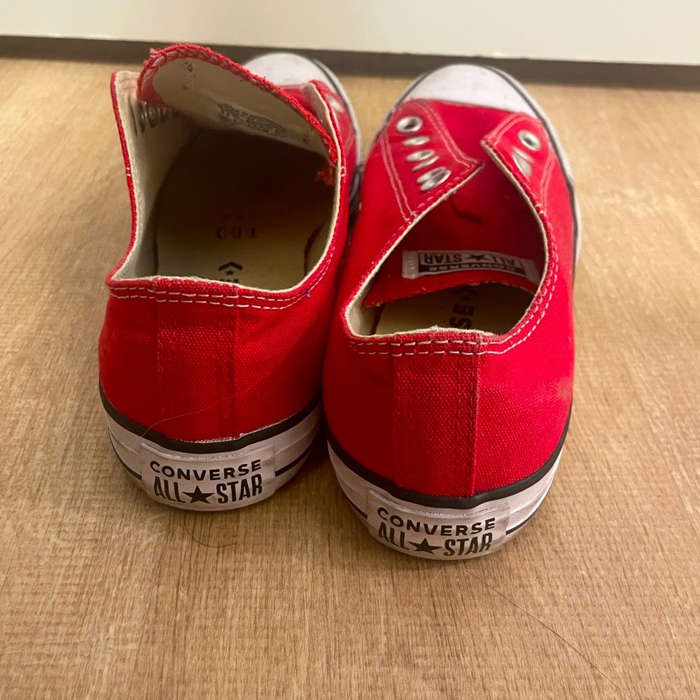 Converse Red All Star Sneakers - Picture 4 of 5